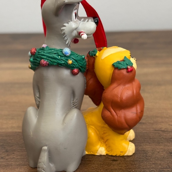 Disney Parks LADY AND THE TRAMP Holiday Christmas Tree Ornament Dogs Decor Candy - Picture 7 of 13